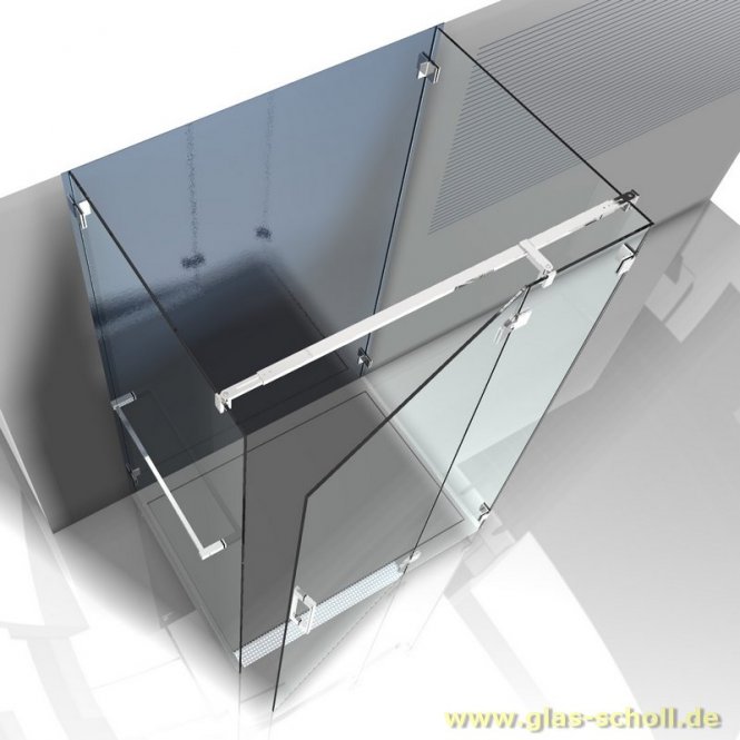 geniales T-Verbindungsstück für rechteckige Stabistange P8474/P8475 glanzverchromt (MS7)