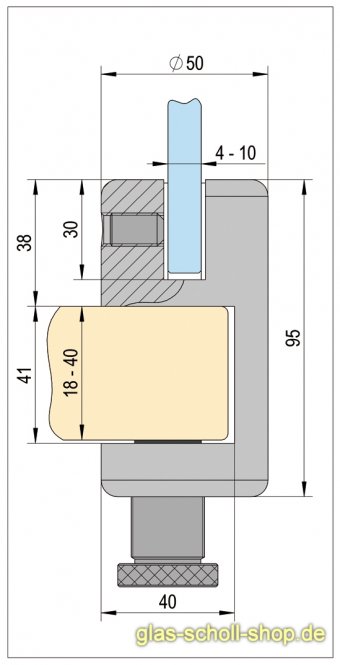 ZWEI Tisch-Klemmfüße für Infektionsschutzscheiben weiß RAL9010 (Paar)