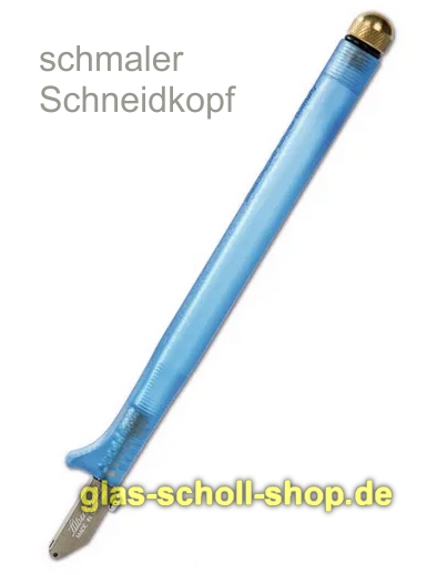Silberschnitt® Öl-Glasschneider mit Öltank Kunststoff 3-12mm Drehbarer Schneidkopf 