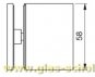 Flamea, Flinter, Nivello 90° Glas-Glas Winkelverbinder Winkelhalter glanzverchromt