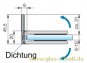 Flamea 90° Glas-Wand Pendel-Duschtürband (verdeckte Anschraublasche) glanzverchromt