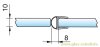 Artikelbild 6 des Artikels “seitliche Streifdichtung (2500mm) Duschdichtung für 10-12mm Glas “
