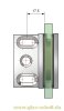 Artikelbild 6 des Artikels “Flamea 90° Glas-Wand Pendel-Duschtürband (verdeckte Anschraublasche) glanzverchromt“