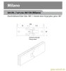 Artikelbild 6 des Artikels “Milano 180Grad Glas-Glas Pendel-Duschtürband glanzverchromt“