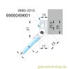 Artikelbild 6 des Artikels “Trägerprofil für Dichtungen als Türanschlag 2010 mm - E6/EV1 naturfarbig eloxiert“