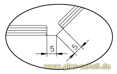 schlanke Spaltdichtung mit gebogener Weichlippe (2010mm) Duschdichtung für 6mm Glas 