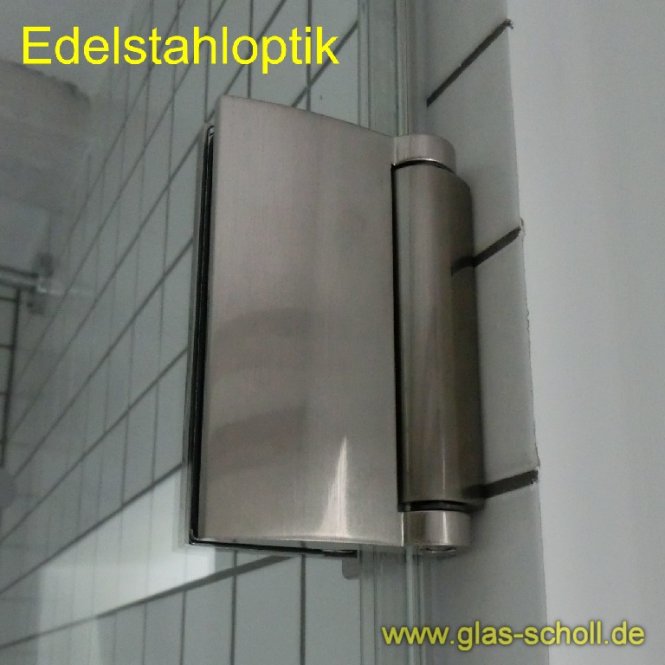 Farfalla 90° Glas-Wand Duschtürband (nach außen hin öffnend) glanzverchromt