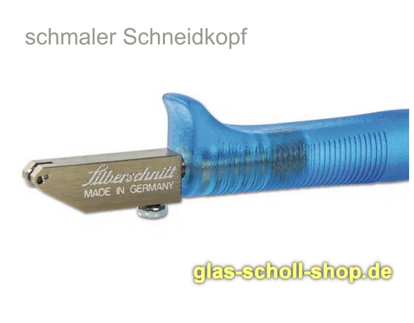Silberschnitt® Öl-Glasschneider mit Öltank Kunststoff 3-12mm Drehbarer Schneidkopf 
