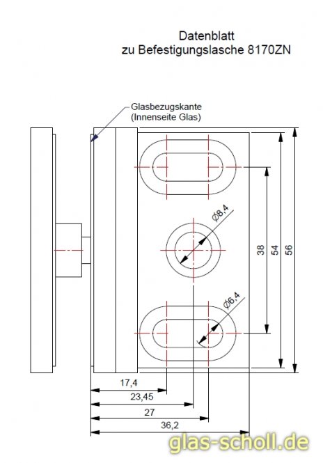 Flamea-Flinter-Nivello-Fluture 90° Glas-Wand Winkelverbinder mattverchromt