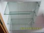 Glasplattenträger rechteckig 15x27 Glasstärke 6-10 mm glanzverchromt
