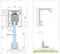 MasterTrack FT 60 Schiebetürsystem inkl. Einzugsdämpfung, 1-flgl. WANDMONTAGE - 2m - Alufarbig E6/EV1