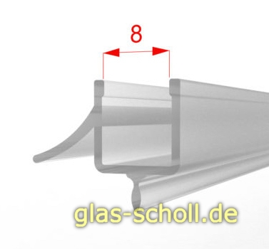 Glas Scholl Webshop  unteres SONDER-Wasserabweisprofil mit hoher