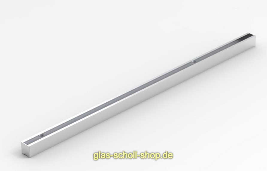 Artikelbild 2 des Artikels “U-Profil mit Edelstahlmantel, 2 Endkappen, für 8 - 10 mm, 2400 mm weiß“