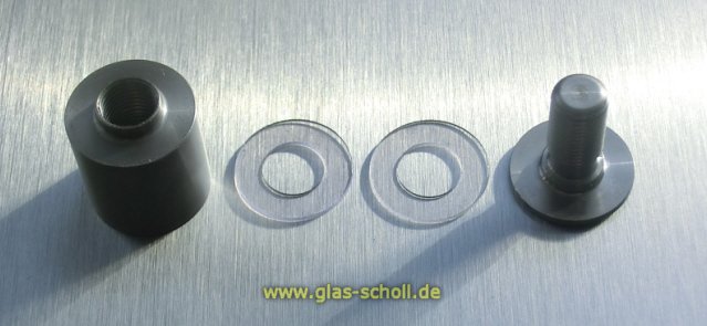 Glas Scholl Webshop, Edelstahl-Abstandshalter d=20 wa=20