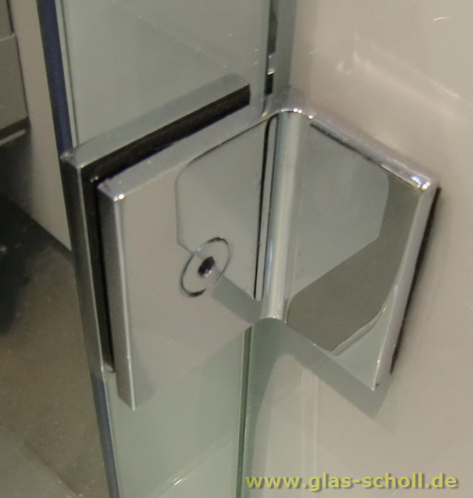 Artikelbild 3 des Artikels “Flamea-Flinter-Nivello-Fluture 90° Glas-Wand Winkelverbinder glanzverchromt“