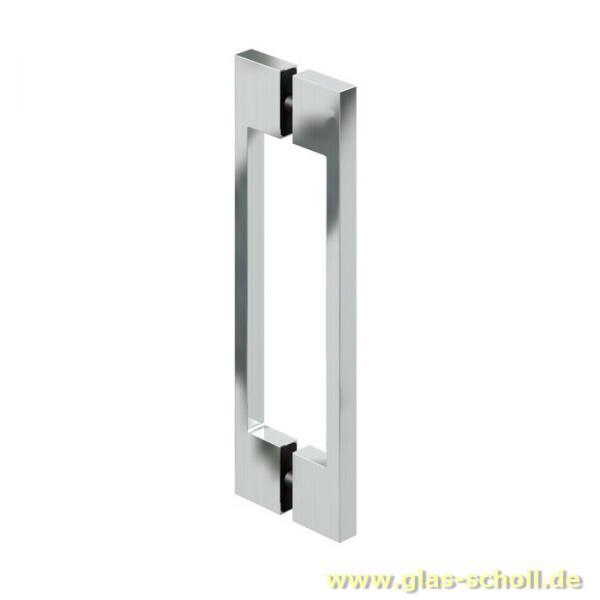 Artikelbild 3 des Artikels “beidseitiger rechteckiger Stangengriff 13x260x36mm für 2xLochbohrung 10mm glanzverchromt“