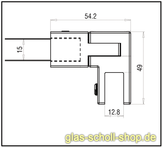 Glas Scholl Webshop Filigrane Quadratische Stabilisierungsstange 15x15 Glas Glas Kurzbar 1000 Mm Geburstet Artikel Rund Ums Glas Online Kaufen