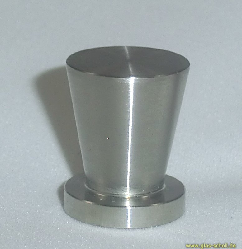 Glas Scholl Webshop, Edelstahl Griff zum aufkleben d=16mm