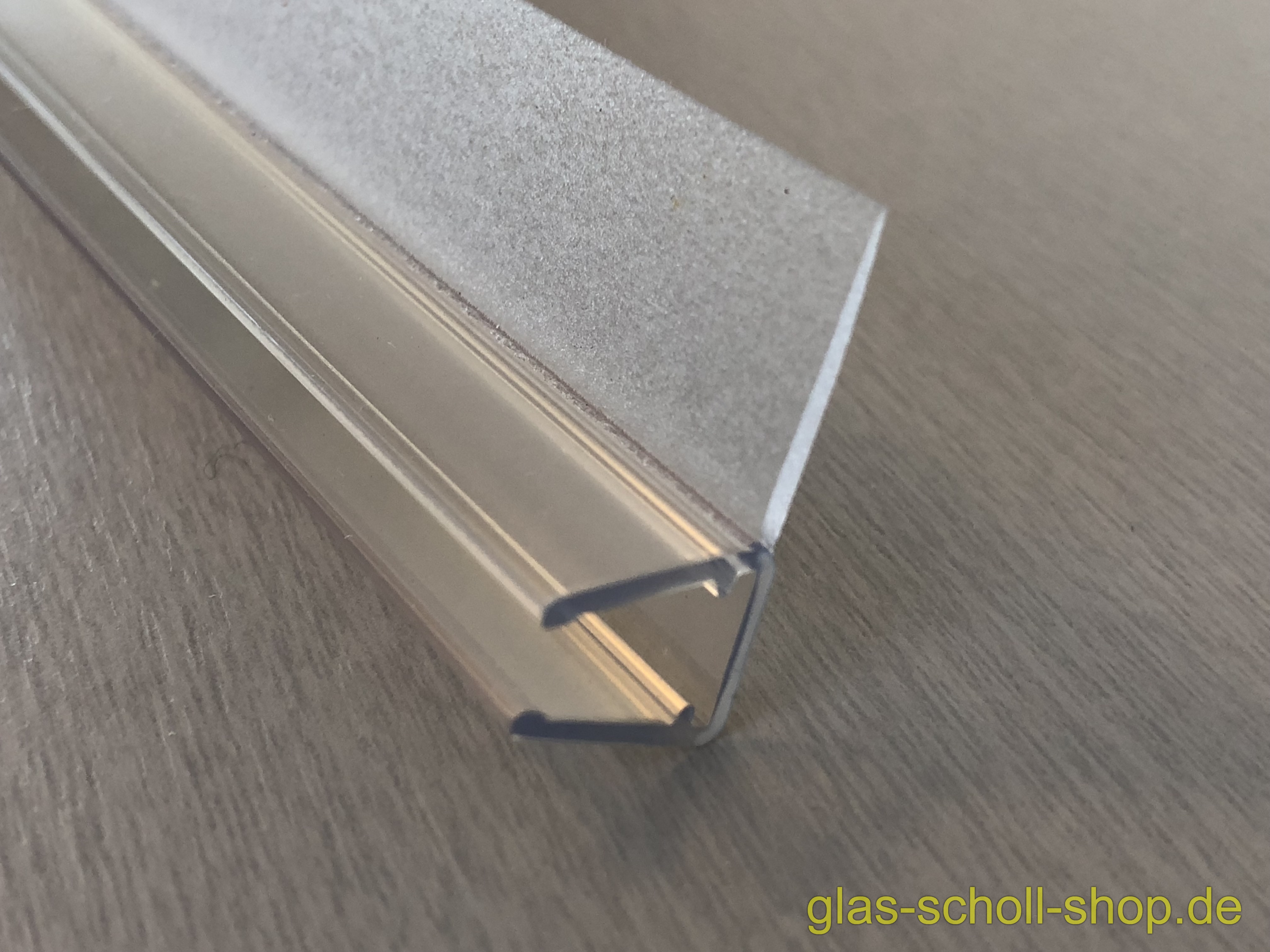 Glas Scholl Webshop, Dichtprofil 11mm für Schiebetüren mit Lippe (2500mm)  Duschdichtung 6-8mm Glas -ÜBERLÄNGE